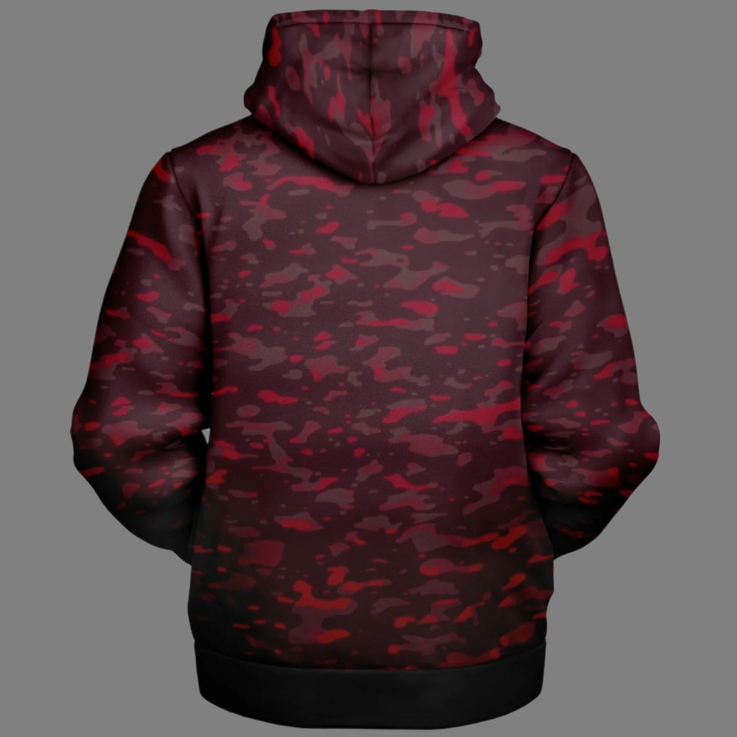 Microfleece Ziphoodie - 0001 Red Camo