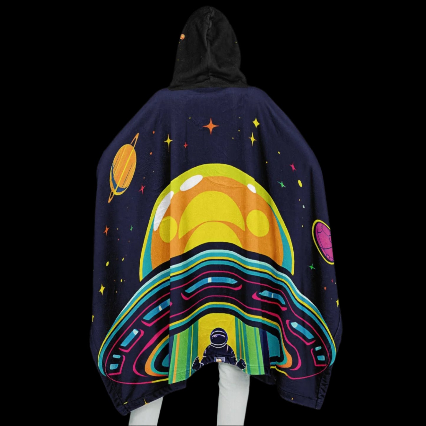 Flannel Blanket Poncho 0001
