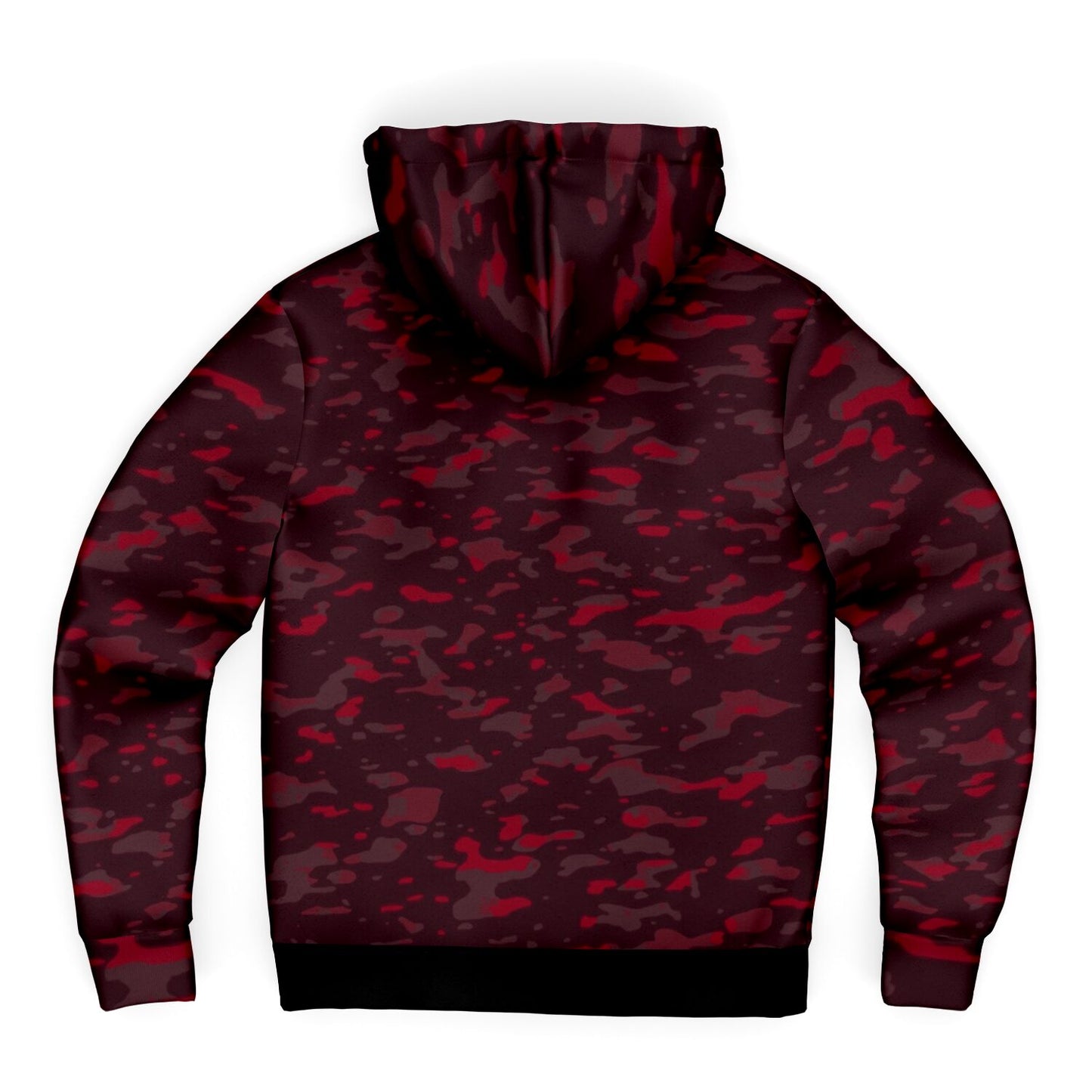 Microfleece Ziphoodie - 0001 Red Camo