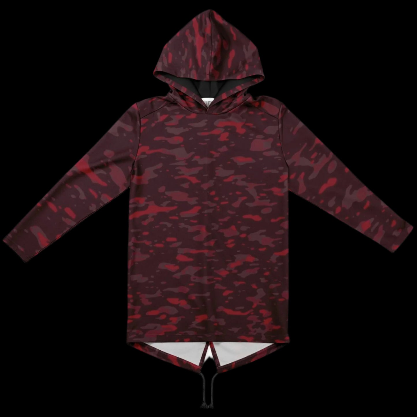 Athletic Elongated Hoodie 0001